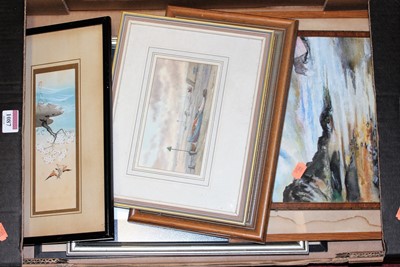 Lot 1087 - Assorted pictures and prints to include Angela...