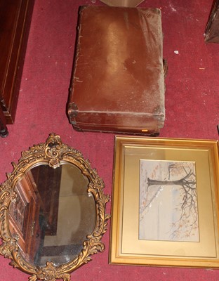 Lot 1093 - A faux leather suitcase, Bridget Keir - river...