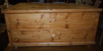 Lot 1331 - A 19th century rustic stained pine hinge...