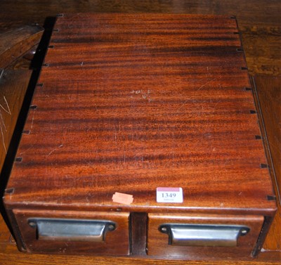 Lot 1349 - A mid-20th century hardwood table top two...
