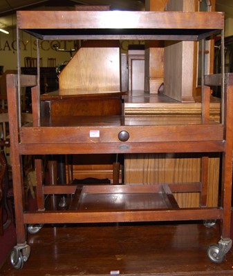 Lot 1407 - An Art Deco walnut and figured walnut Besway...
