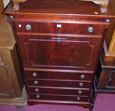 Lot 1413 - A reproduction mahogany Empire style...