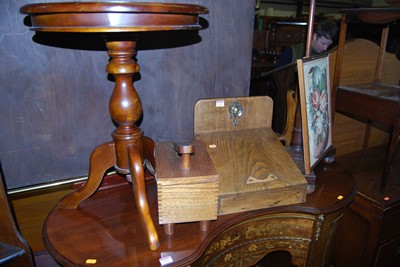 Lot 1450 - Occasional furniture to include; cherrywood...