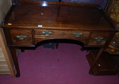 Lot 1452 - A 19th century mahogany three quarter...