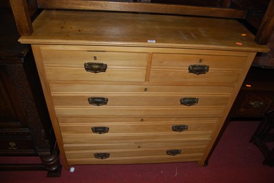 Lot 1455 - An Edwardian satin walnut square front chest...