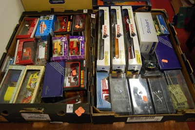 Lot 1501 - Two boxes of modern issue boxed diecast...