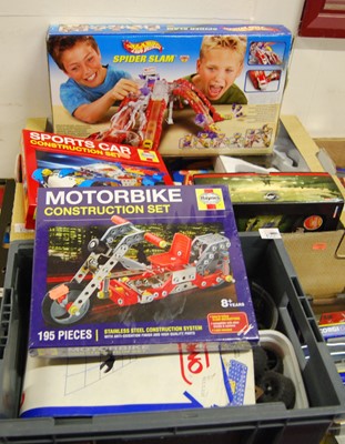 Lot 1502 - Two boxes of modern issue toys, to include Hot...