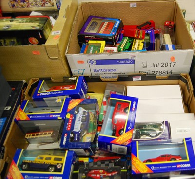 Lot 1503 - Two boxes of modern issue diecast, to include...