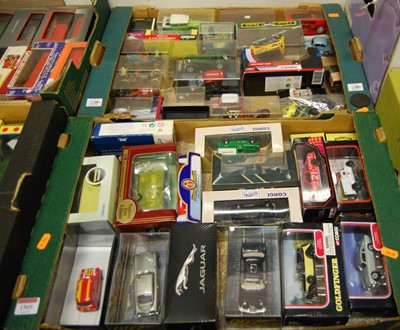 Lot 1505 - Two boxes of modern issue diecast, to include...