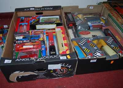 Lot 1512 - Two boxes of mixed modern diecast, to include...