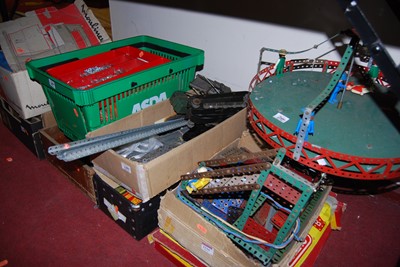 Lot 1516 - A large quantity of Meccano spares and...