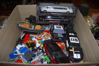 Lot 1521 - One box containing a quantity of mixed toys,...