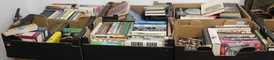 Lot 942 - Six boxes of various hardback books to include;...