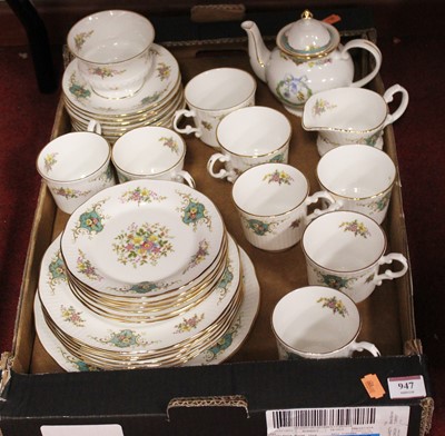Lot 947 - A Staffordshire Elizabethan pattern bone china...