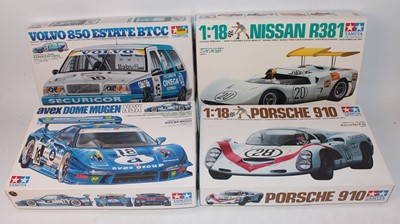Lot 1236 - Four various boxed Tamiya 1/24 scale plastic...