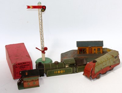 Lot 319 - Hornby early home signal (G), box only for No....