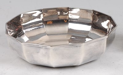 Lot 96 - An Art Deco Continental silver dodecagon...