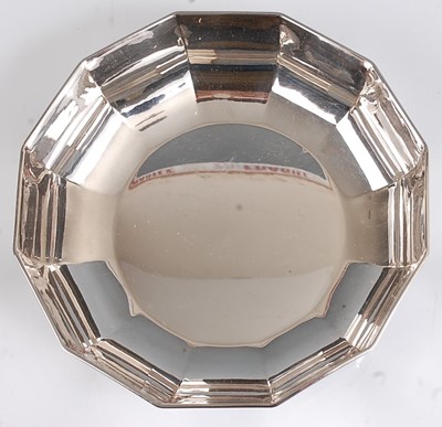 Lot 96 - An Art Deco Continental silver dodecagon...