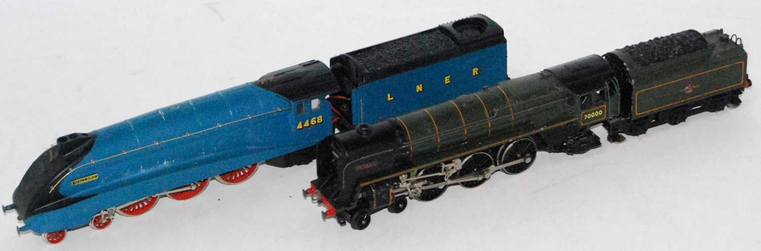 Lot 637 - A Liliput for Trix LNER blue with valances...