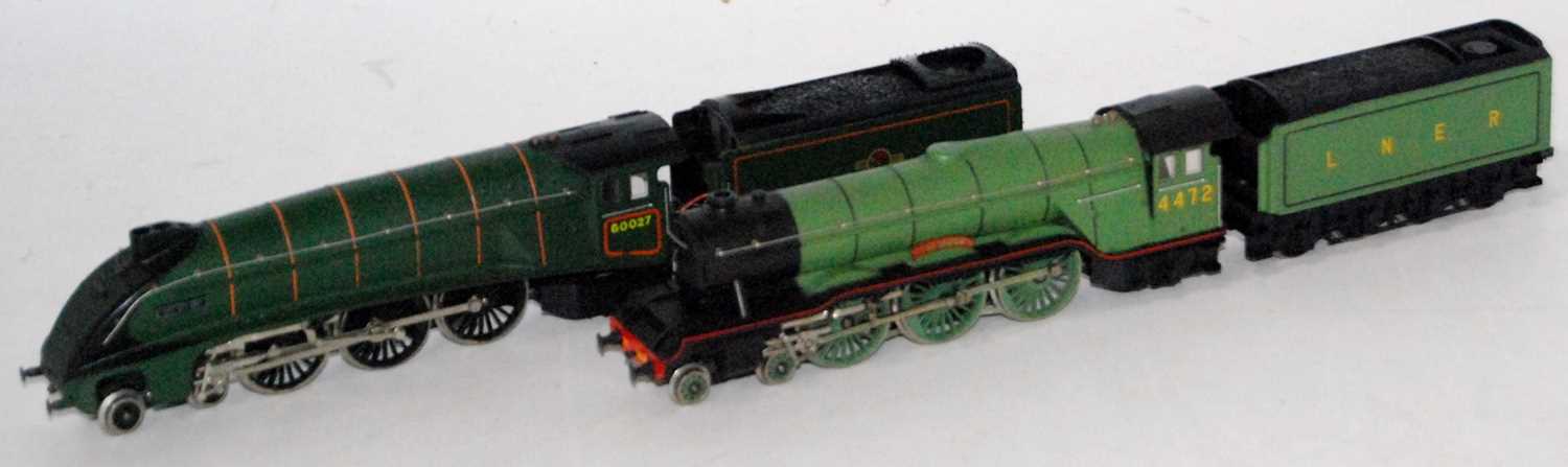 Lot 632 - A Liliput for Trix BR green class A4 engine...