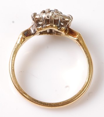 Lot 1178 - An 18ct yellow and white gold, sapphire and...