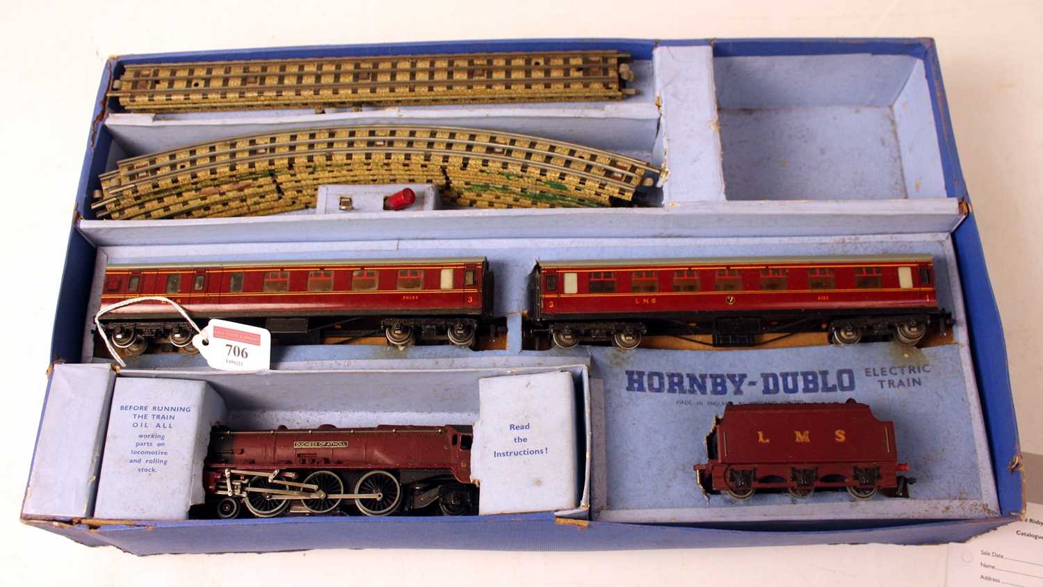Lot 706 - A Hornby Dublo EDP2 'Duchess of Atholl' train...