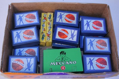 Lot 133 - Tray containing selection of Meccano small...