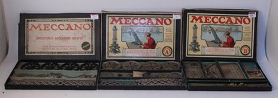 Lot 151 - Meccano Inventor's outfits: Inventor's,...