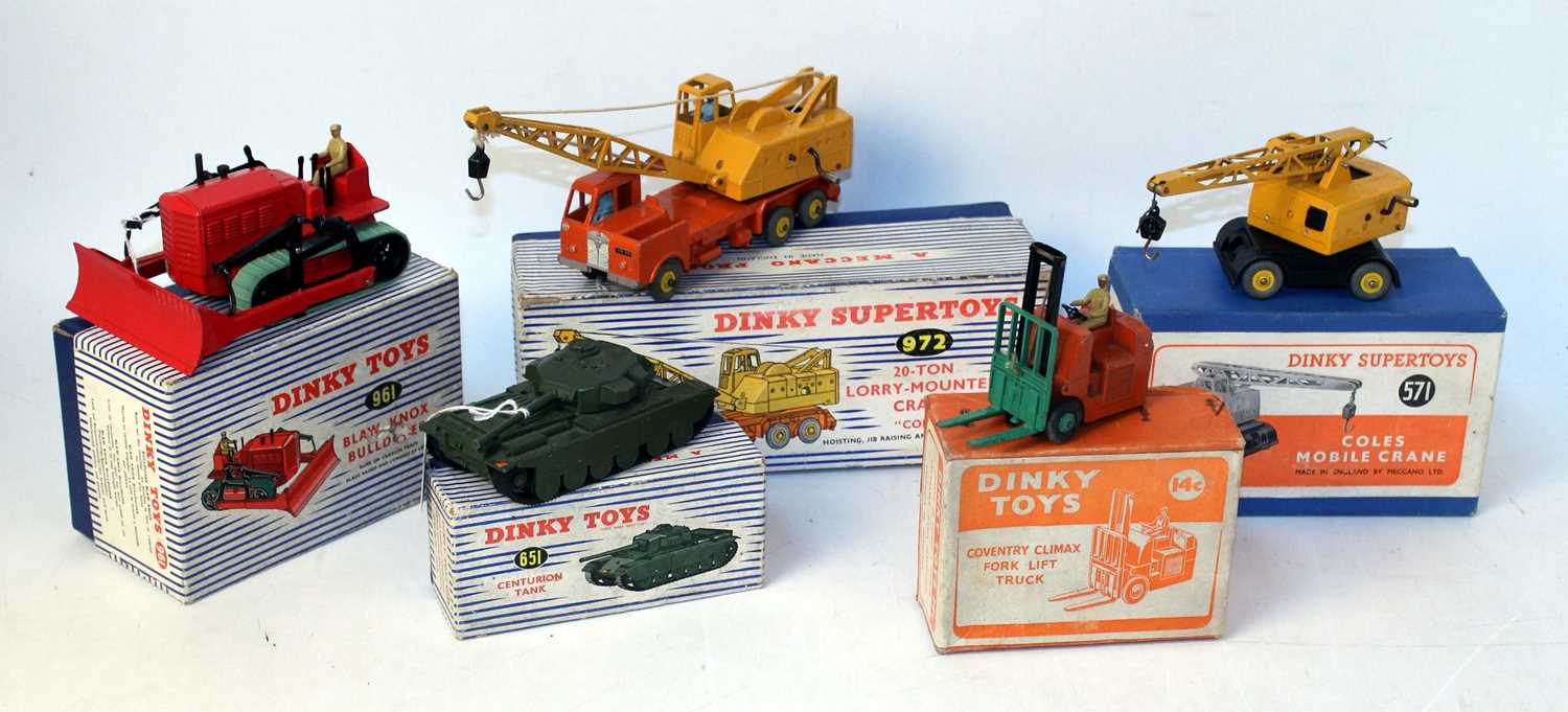 Lot 1920 - Five various boxed Dinky Toy commercial and...