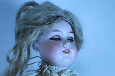 Lot 100 - An Armand Marseille bisque head doll, having...