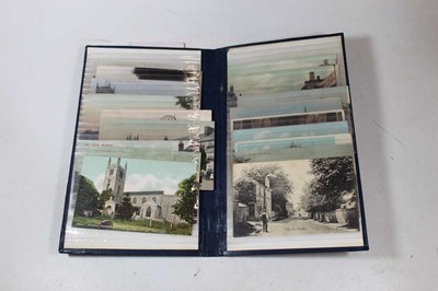 Lot 406 - An album of postcards to include mainly...