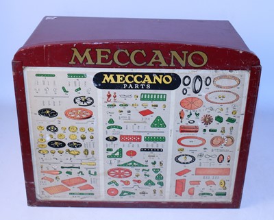 Lot 112 - Meccano Dealers six-drawer cabinet 1950s...