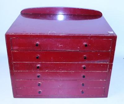 Lot 112 - Meccano Dealers six-drawer cabinet 1950s...