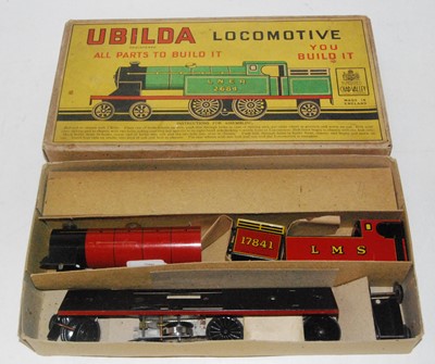 Lot 1032 - A Chad Valley Ubilda locomotive housed in the...