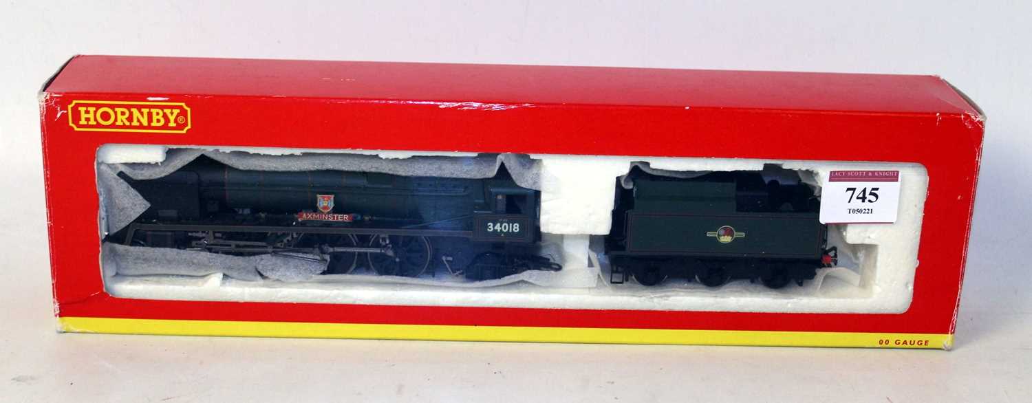 Lot 745 - Hornby Rebuilt West Country class engine and...