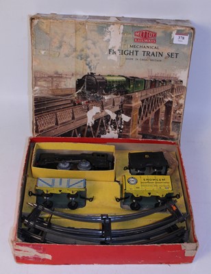 Lot 378 - A Mettoy Railways Mechanical Freight Train Set,...