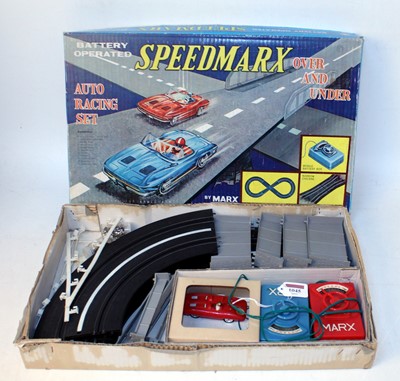 Lot 1045 - A Marx Toys battery operated Speed Marx auto...