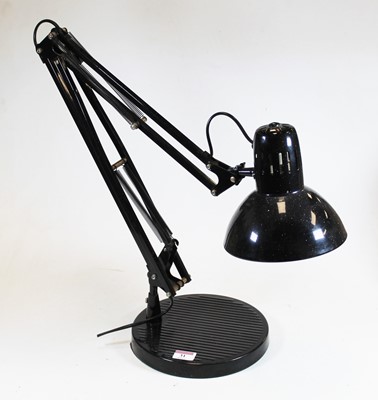Lot 31 - A late 20th century black painted anglepoise...