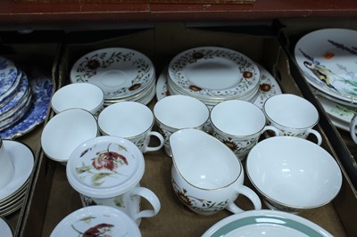 Lot 65 - Two boxes of miscellaneous china, to include...