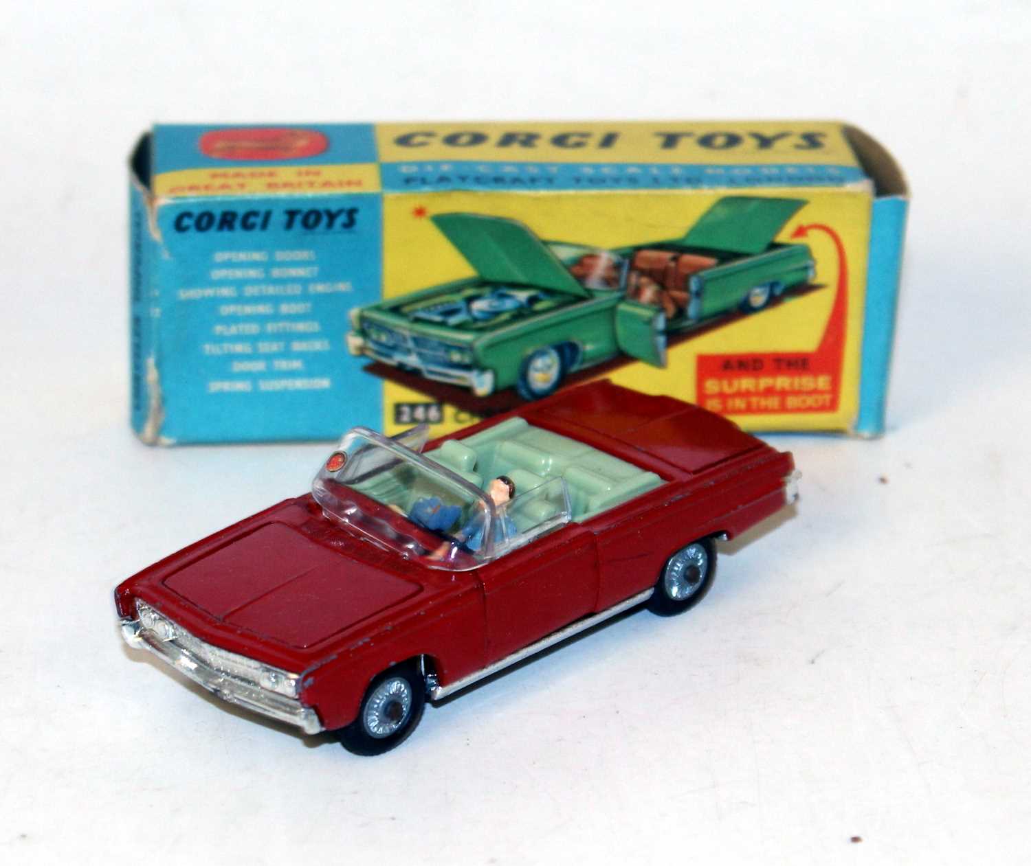 Lot 1641 - A Corgi Toys No. 246 Chrysler Imperial...