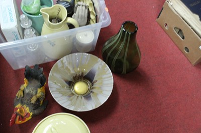 Lot 124 - A box of miscellaneous items, to include resin...