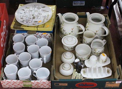Lot 126 - Two boxes of miscellaneous china, to include...