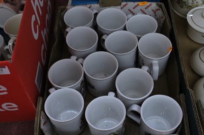 Lot 126 - Two boxes of miscellaneous china, to include...