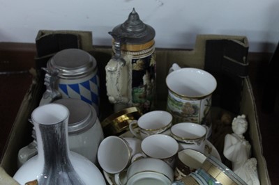 Lot 80 - Three boxes of miscellaneous items to include...
