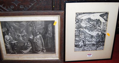 Lot 1030 - Sundry pictures and prints, to include...