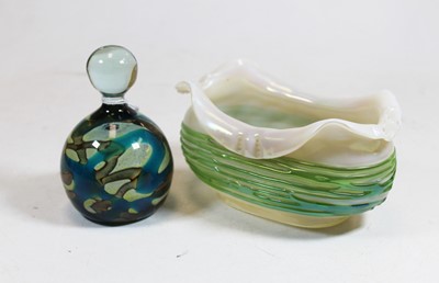 Lot 147 - A Mdina glass paperweight, h.12cm; together...