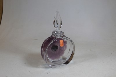 Lot 150 - A Daum French glass decanter and stopper, of...