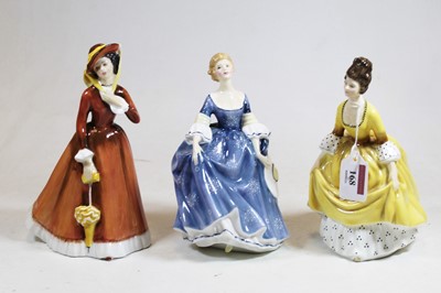 Lot 168 - Three Royal Doulton figurines, comprising...