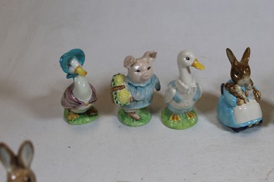 Lot 176 - A collection of seven Beswick Beatrix Potter...