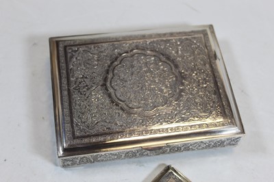 Lot 245 - A mid-20th century Eastern white metal pocket...